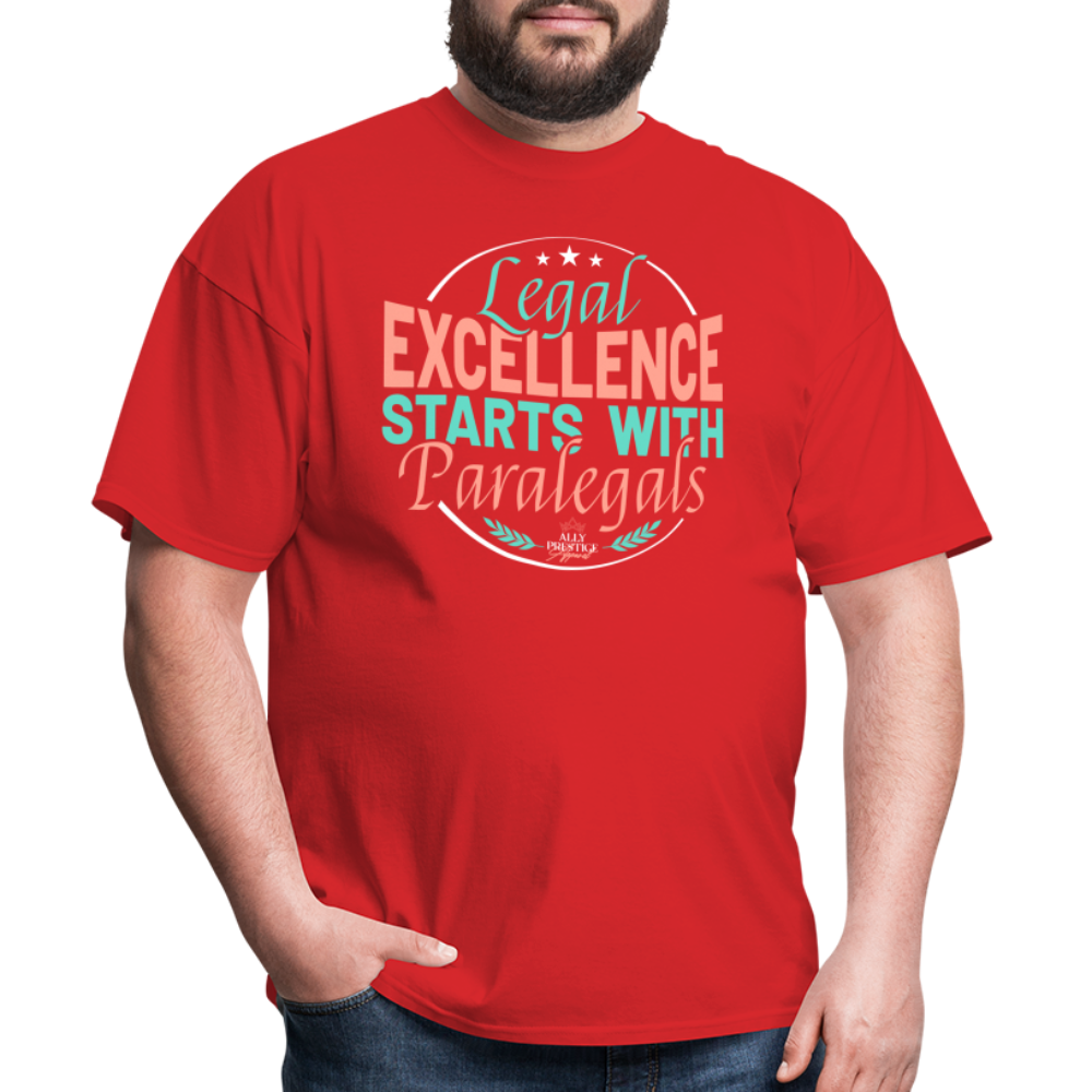 "Legal Excellence" Unisex Classic T-Shirt - red