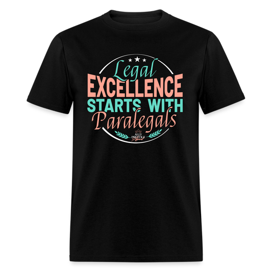 "Legal Excellence" Unisex Classic T-Shirt - black