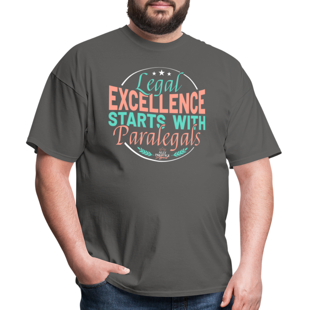 "Legal Excellence" Unisex Classic T-Shirt - charcoal