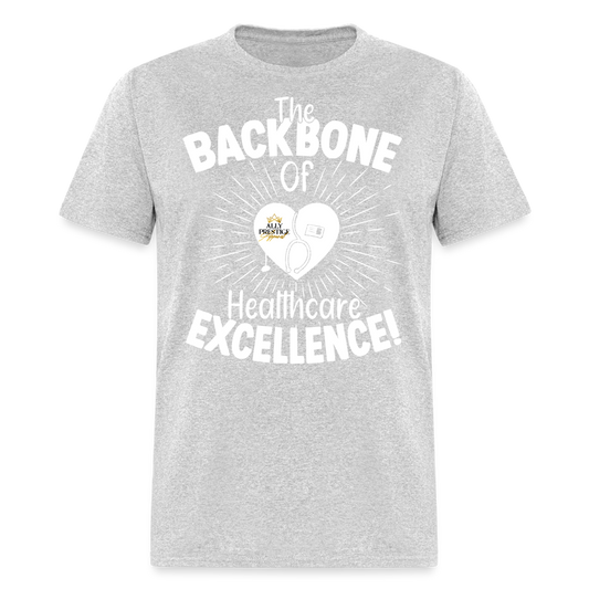 "Nurse Backbone" Unisex Classic T-Shirt - heather gray