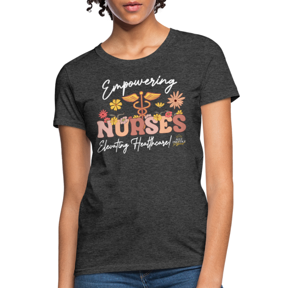 "Elevating Healthcare" Women's T-Shirt - heather black