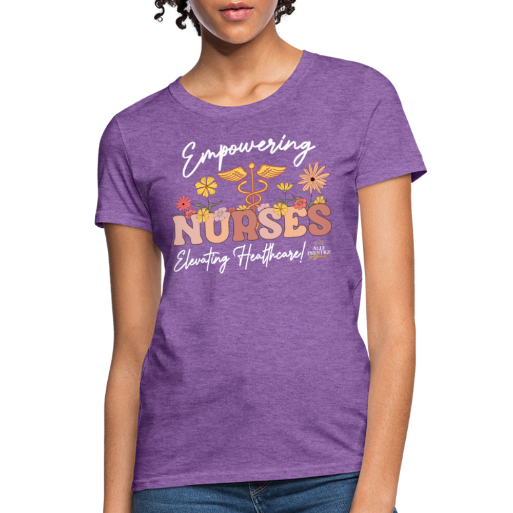 "Elevating Healthcare" Women's T-Shirt - purple heather